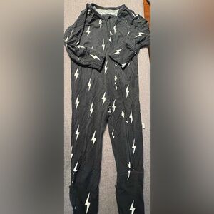 Black Lightning Bolt bamboo